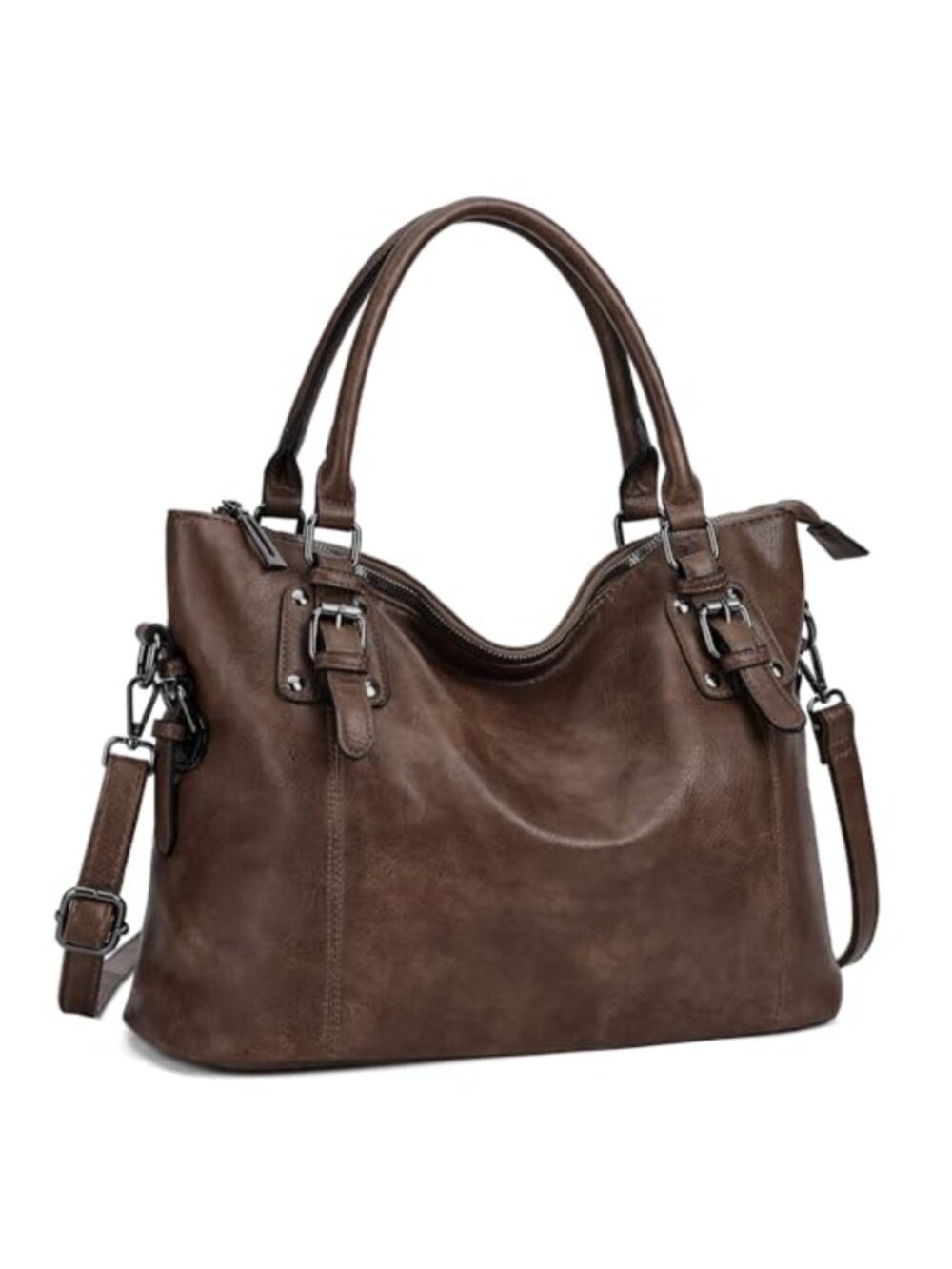 Hobo Bag for Women Faux Leather Shoulder Purse Adjustable Strap